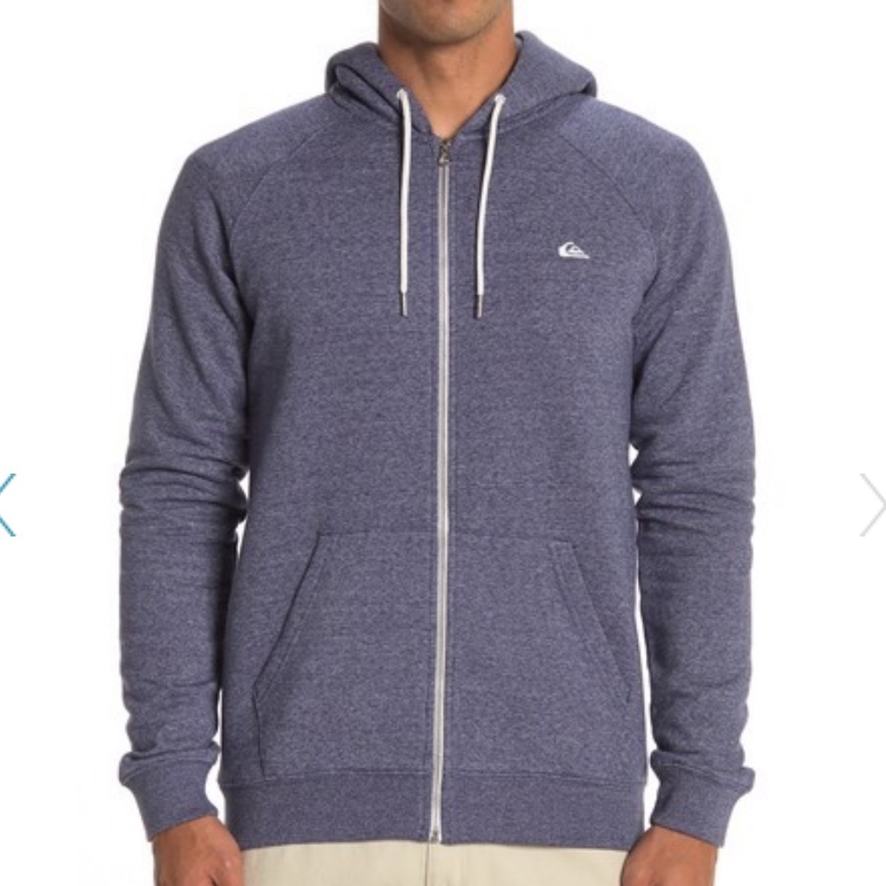 Quiksilver men’s Everyday Zip Front Fleece Hoodie - Picture 1 of 4